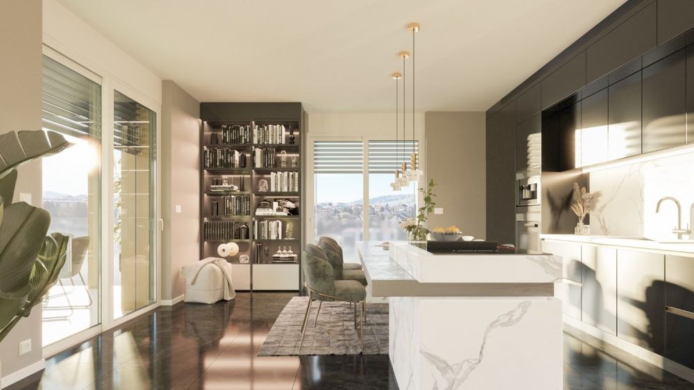 Vaste 4.5 pièces avec terrasse ou balcon, proche du centre de Bulle - Bild 6