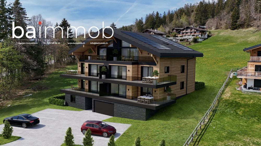 Magnifique appartement 3,5 pièces de 109m2 avec une vue panoramique sur les alpes ! -  Bild 3