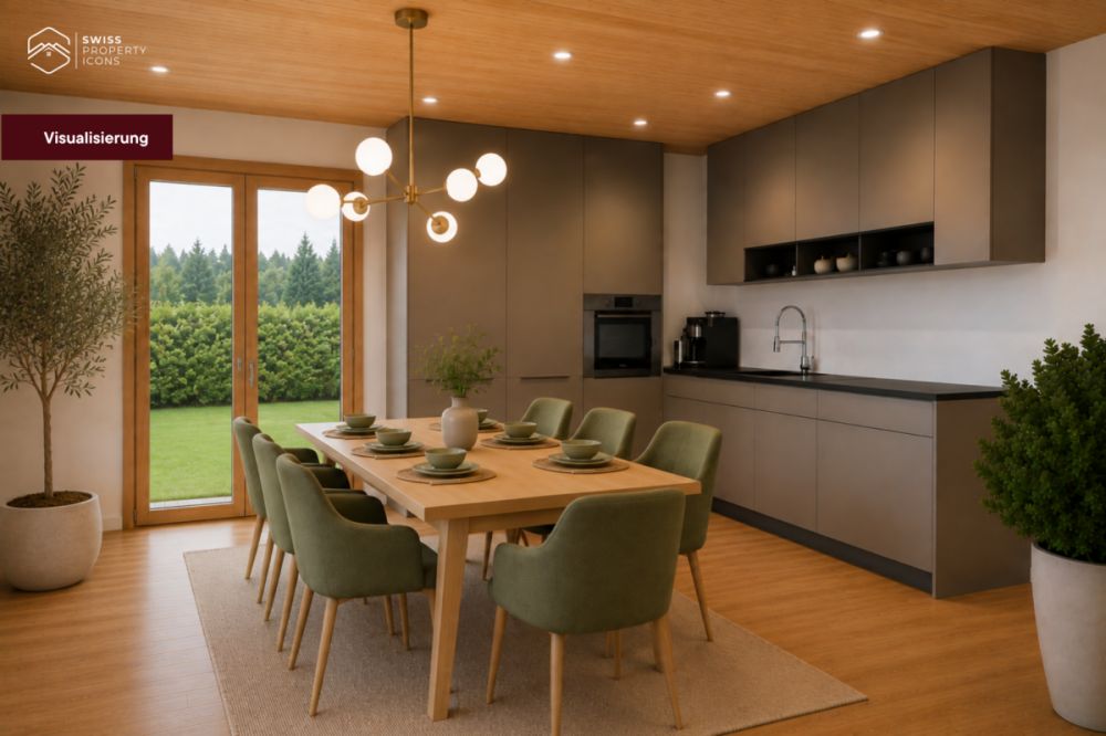 NEUBAU: Gartenwohnung "LINDE" - Traumhafte Neubauwohnungen im Zentrum von Koppigen -  Bild 3