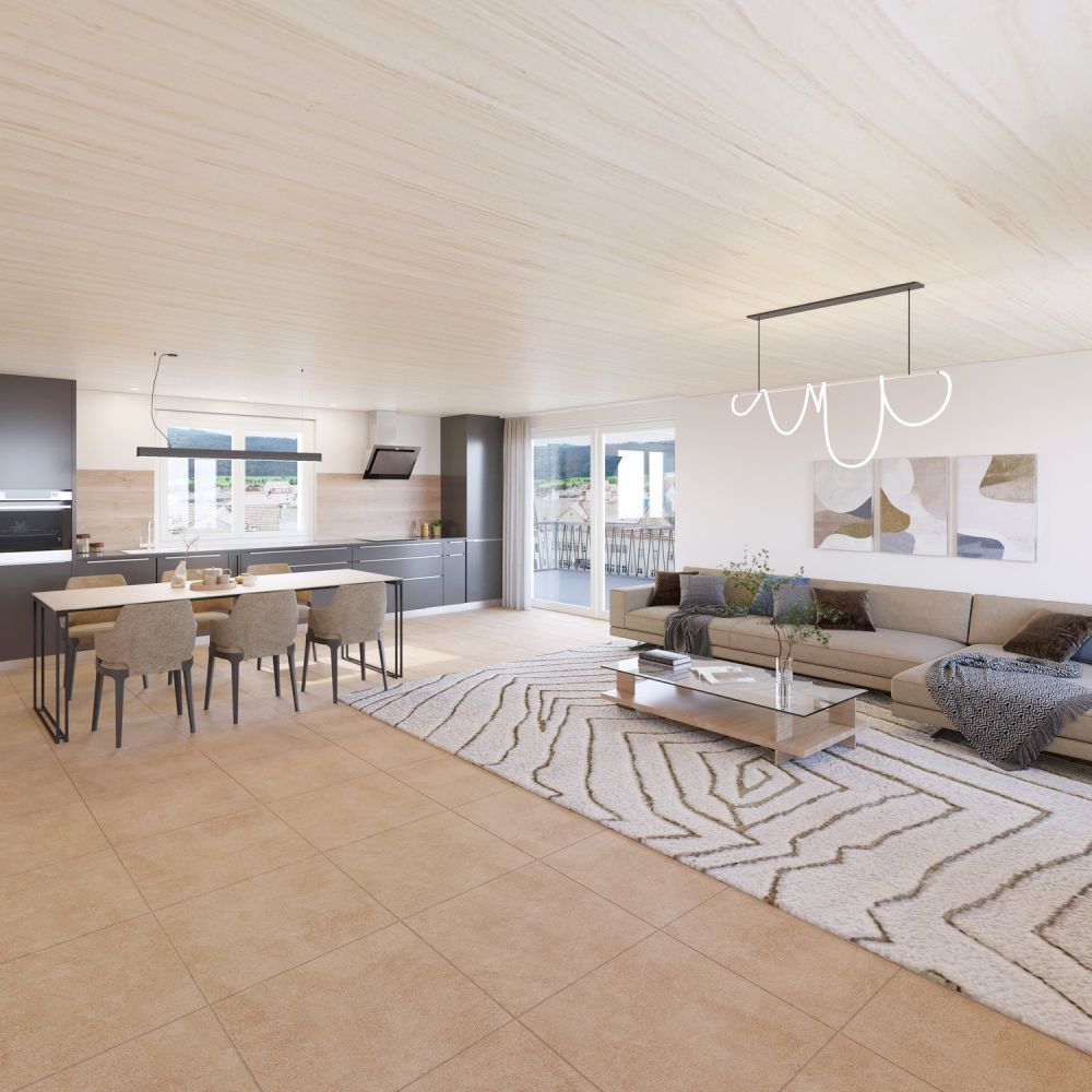 Somptueux attique de 5,5 pièces dans une nouvelle construction à Saint-Imier - Bild 1