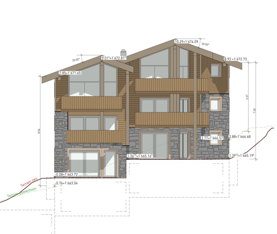 Top Neubauprojekt mit Matterhornblick - Primary residence - 6 Einheiten -  Bild 2