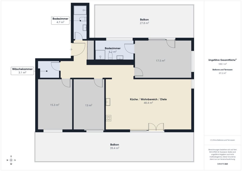 Moderne 4.5-Zimmer Attikawohnung -  Bild 13