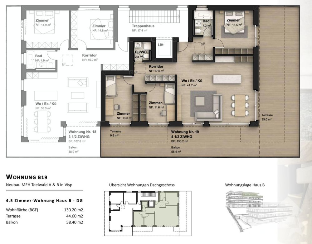 Neue 4,5-Zimmer-Wohnung in bevorzugter Höhenlage -  Bild 12