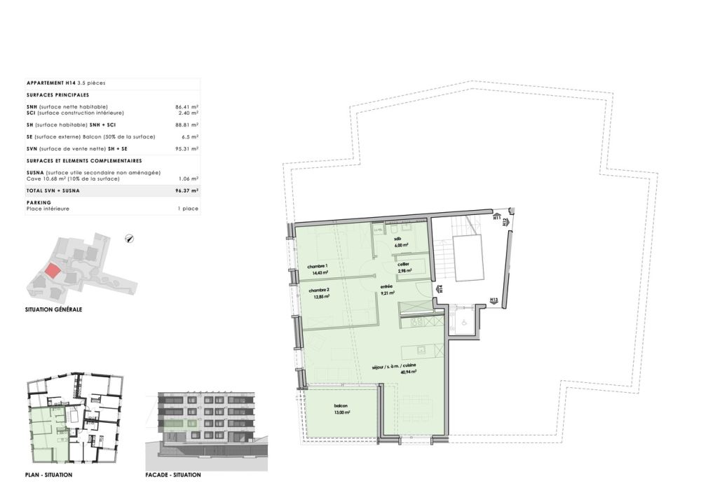 Proche de la gare, dans un nouveau quartier verdoyant - Bild 5