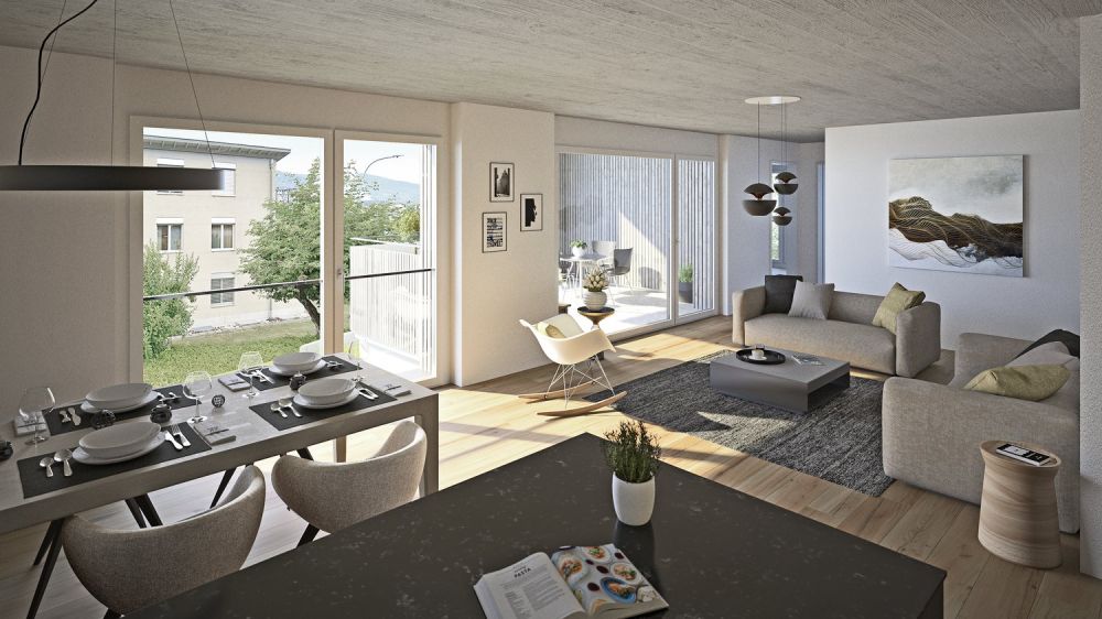 Neubau 4.5-Zimmer-Wohnungen mit Balkon in Starrkirch-Wil - Bild 4