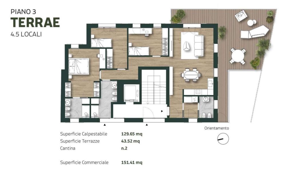 Neubau in Tesserete mit 4,5 Zimmern und Terrasse -  Bild 10