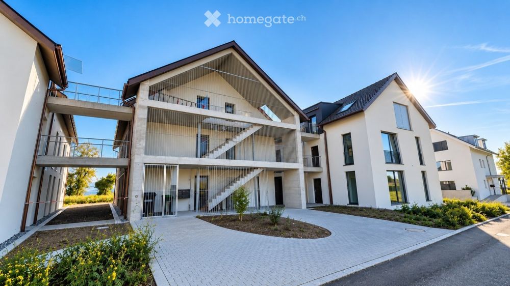 Exclusive 3.5-Zimmer-Dachgeschosswohnung – Neubau mit unverbaubarer Alpensicht & beheiztem Pool -  Bild 12