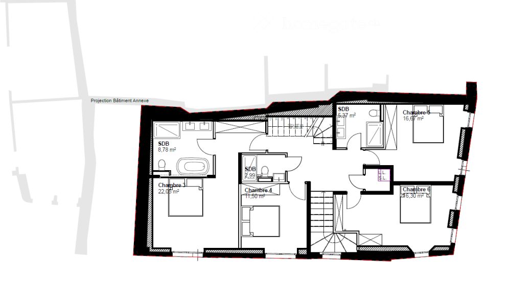 Maison de village – Rénovation en cours à personnaliser – Vue lac -  Bild 5