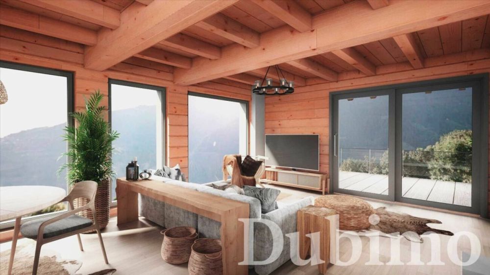 Chalet Plan Bochy, Mayens de Saxon - Chalet A - Chalet S - Séjour