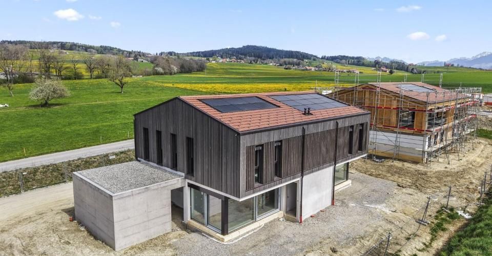 6 Villas jumelées neuves de 5.5 pces à Sâles - Maison jumelée 5.5 pièces - image - 5