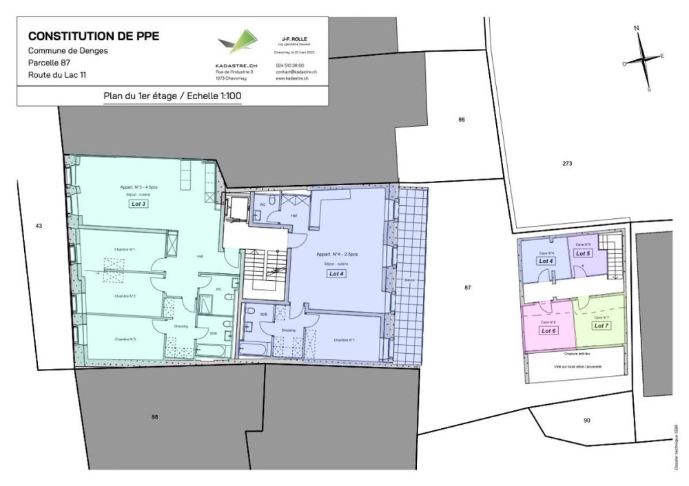 DENGES, nouvelle promotion, appart. de 4.5 pièces  au 1er étage. Plus que 4 appartements disponibles! - Bild 4