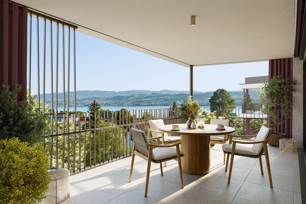 4.5-Zimmer-Attikawohnung mit Seeblick -  Bild 1