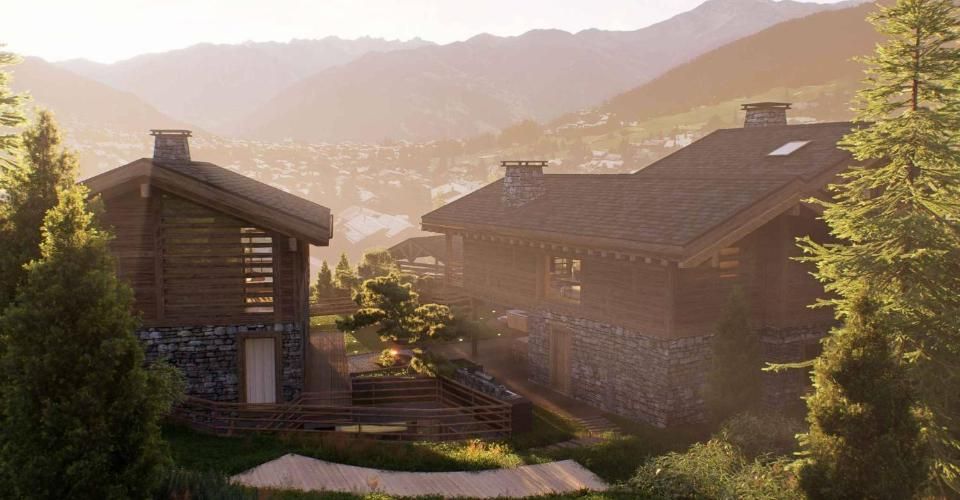 MAGNIFIQUE ET LUXUEUX CHALET A CONSTRUIRE - SKI IN-OUT - Chalet 10 pièces - image - 2