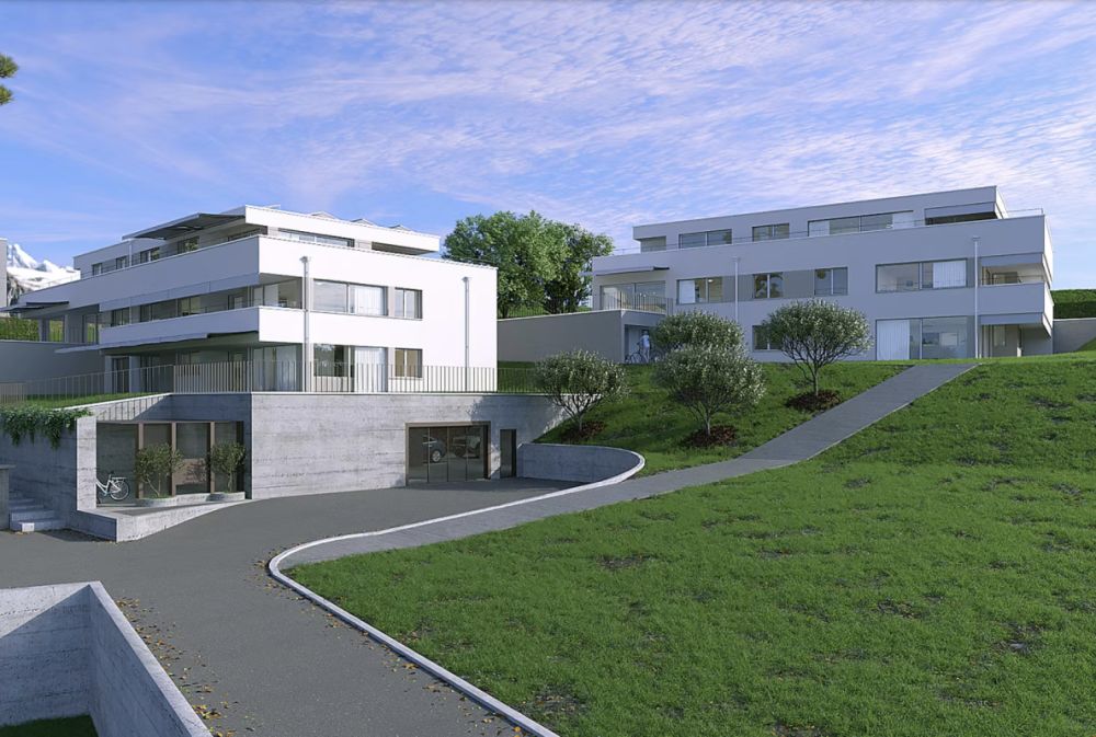 Einzigartiges Bauprojekt mit alpinen Weitblick in Brig - 9 exklusive Wohneinheiten! - 3 Whg. schon verkauft! -  Bild 1