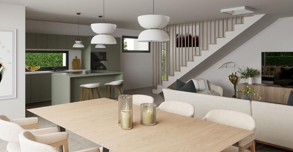 Collombey, nouveau projet d'une villa de 5.5 pièces - Maison jumelée 5.5 pièces - image - 4