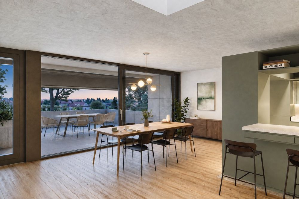 Architecture et beaux volumes | Villa C du projet Pra Vinea à Corminboeuf -  Bild 7