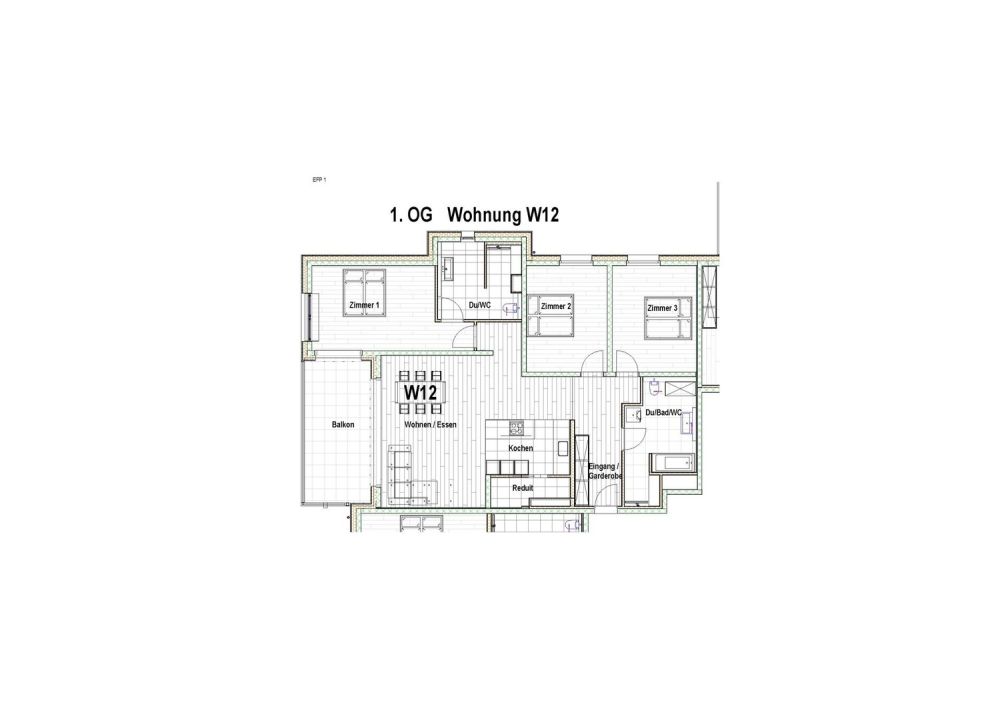 Attraktive 4.5-Zimmer-Neubauwohnung an sonniger Lage - Wohnung W12+W22