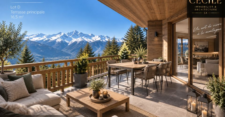 HAUTE-NENDAZ – APPARTEMENT NEUF 3,5 PIÈCES AVEC GRANDE TERRASSE - Appartement 3.5 pièces - image - 9