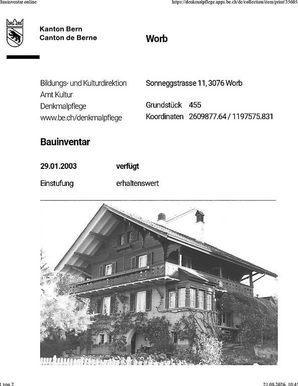Haus mit unverbaubarer Alpensicht & Baulandreserve -  Bild 5