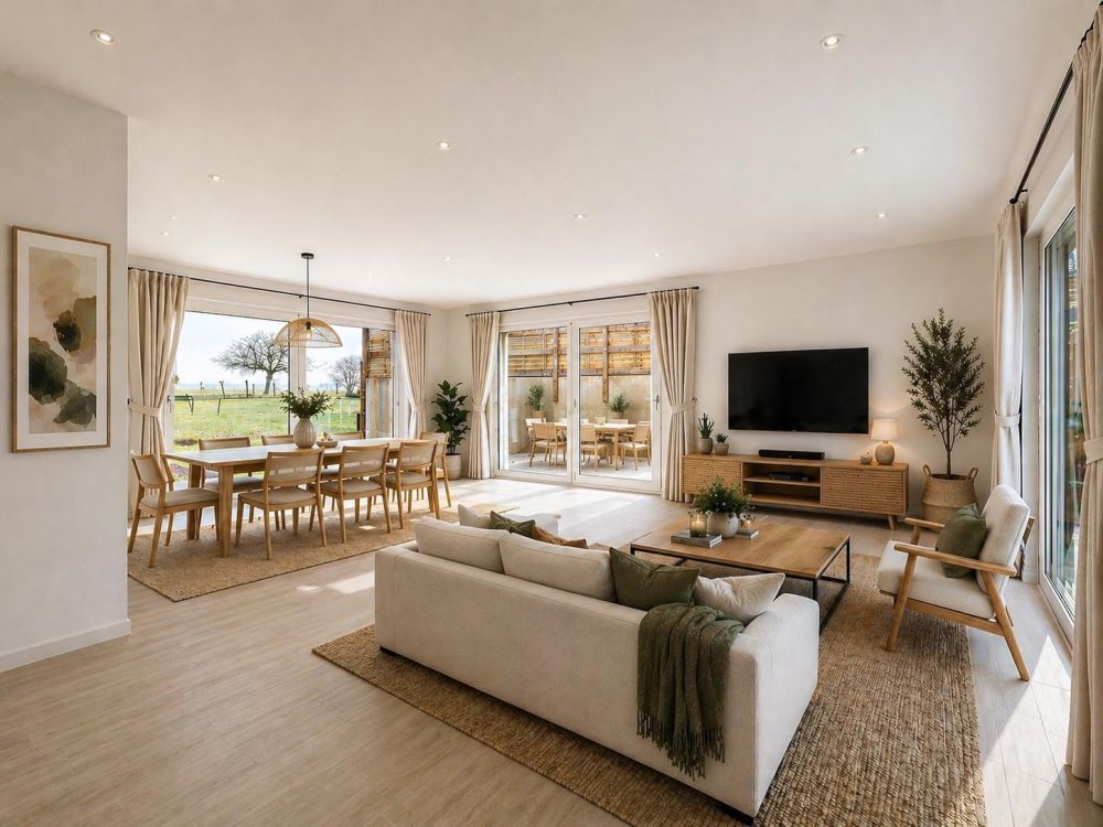 Villa neuve & terminée | Cadre enchanteur | Fey - image générée par ia