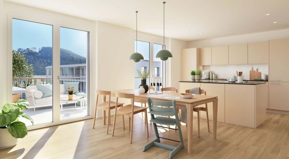 3.5-Zimmer-Wohnung mit grossem Balkon in Suhr kaufen -  Bild 3