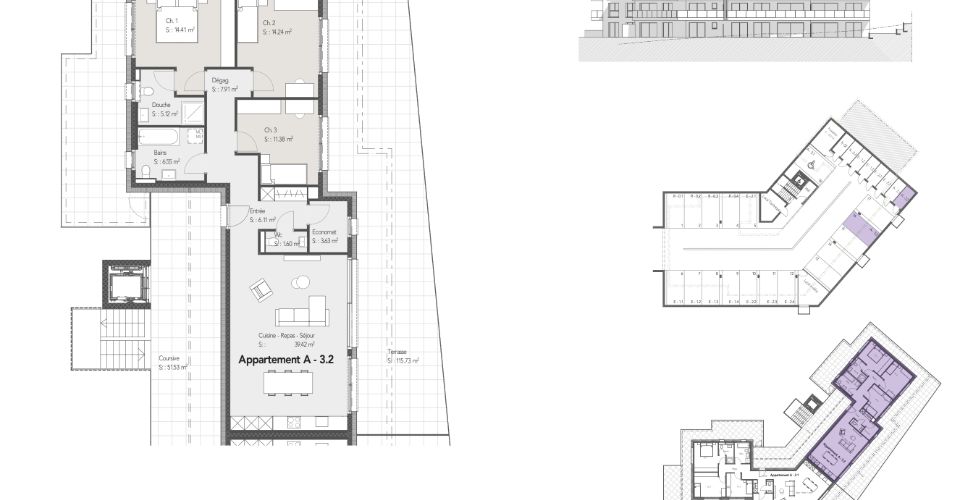 Magnifique Attique de 4.5 pièces avec une grande terrasse - Attique 4.5 pièces - image - 4