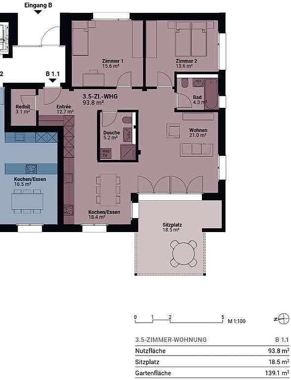 Erstbezug mit Garten: Moderne Wohnung im Zentrum von Lotzwil -  Bild 5