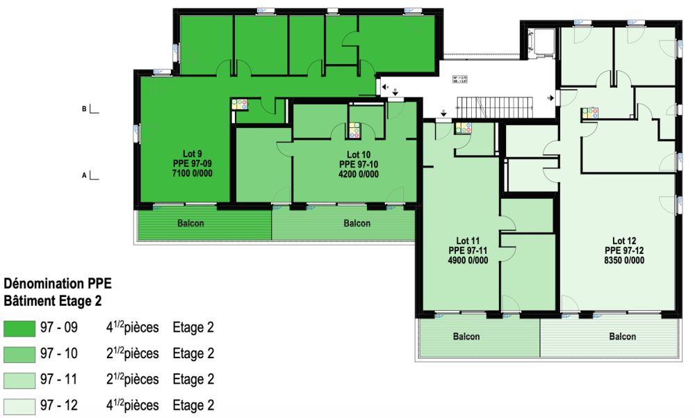 Wohnung mit 2.5 Zimmern in Remaufens – Lot 11 -  Bild 3