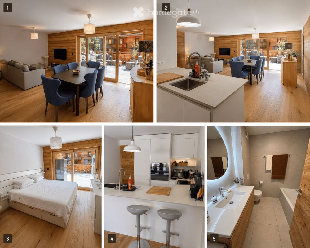 Magnifique appartement 3.5 pièces neuf à Verbier avec terrasse -  Bild 3