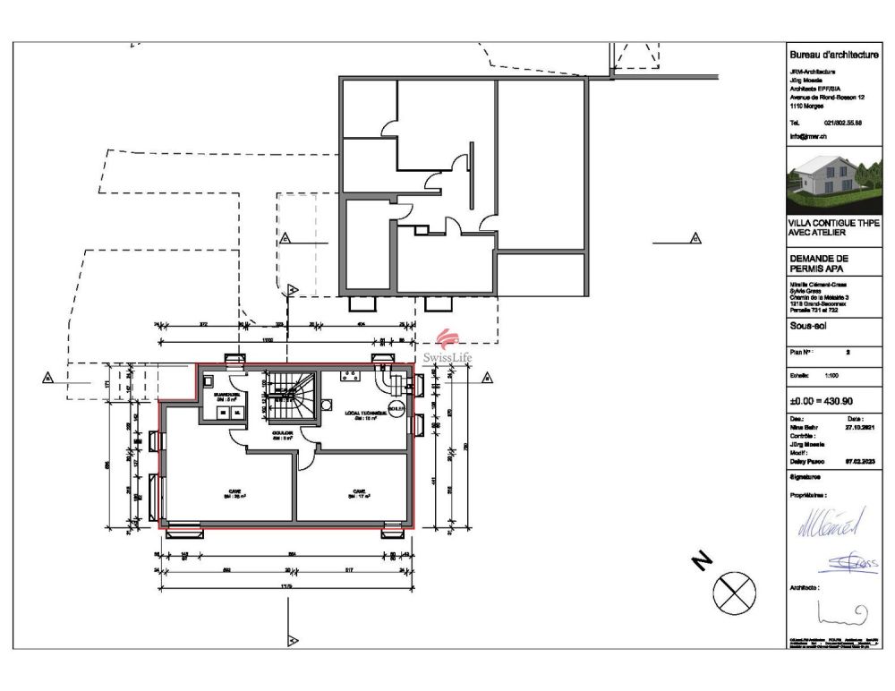 Votre maison dans un cadre de vie résidentiel aux portes de Genève ! - / Plan du sous-sol