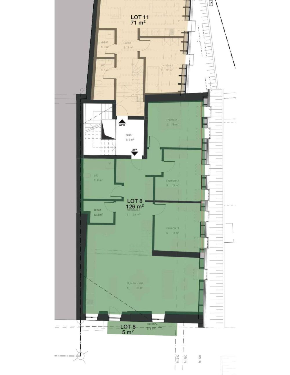 Nouvelle promotion - Le chantier a démarré : duplex de 5.5 pièces avec balcons - Bild 7