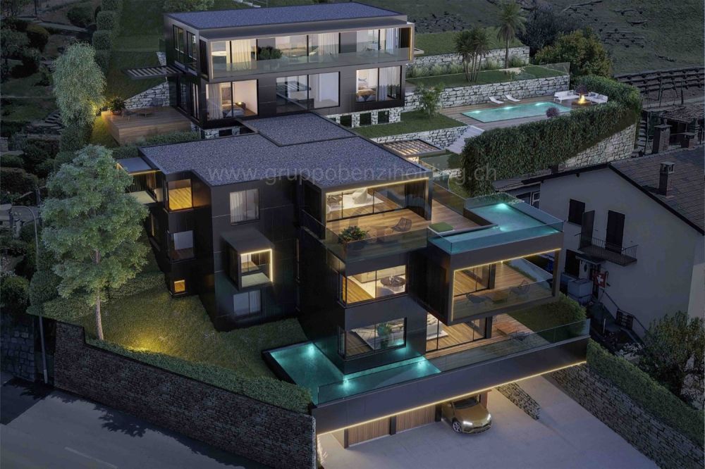 APPARTAMENTO 4,5 LOCALI VISTA LAGO CON PISCINA PRIVATA -  Bild 5