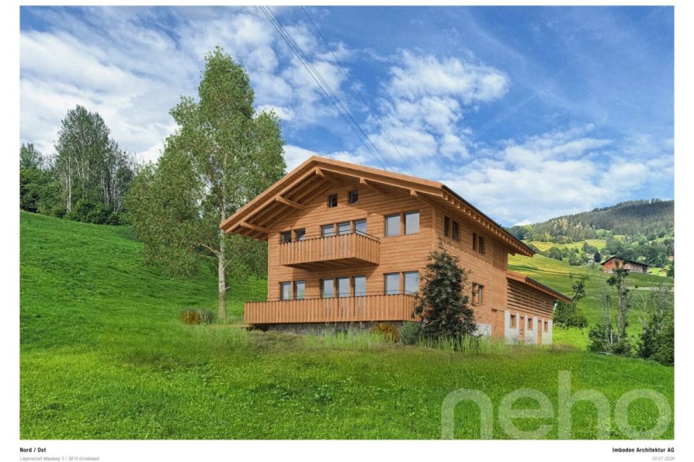 Wohnen unterm Giebel: 3.5-Zimmer, viel Holz und Eigerblick -  Bild 1