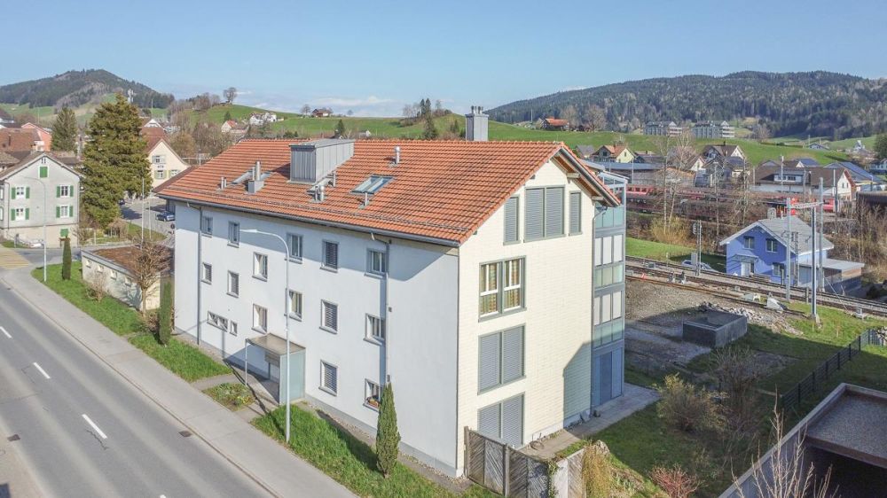 5.5-Zi. Dachwohnung mitten in Gais - Aussenansicht