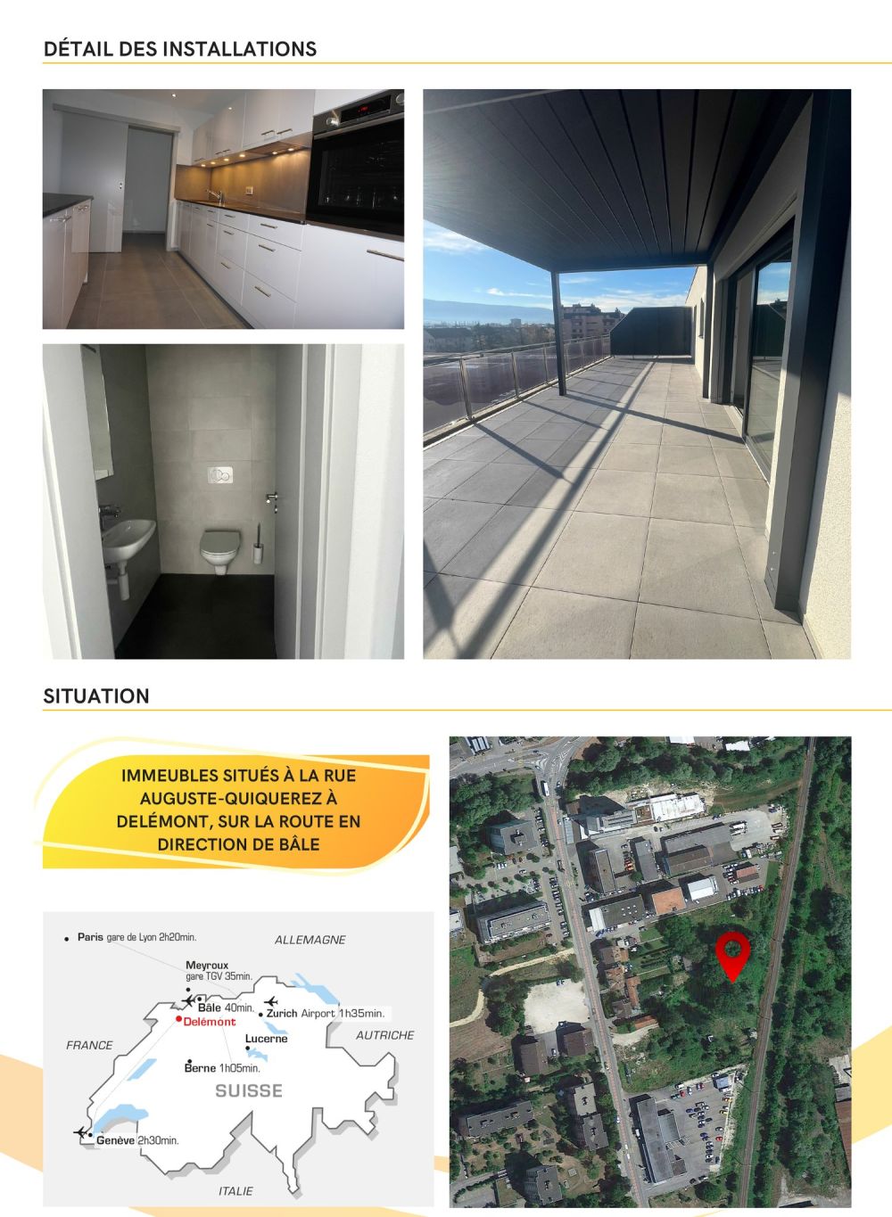 Appartement moderne dans une nouvelle construction à Delémont -  Bild 7
