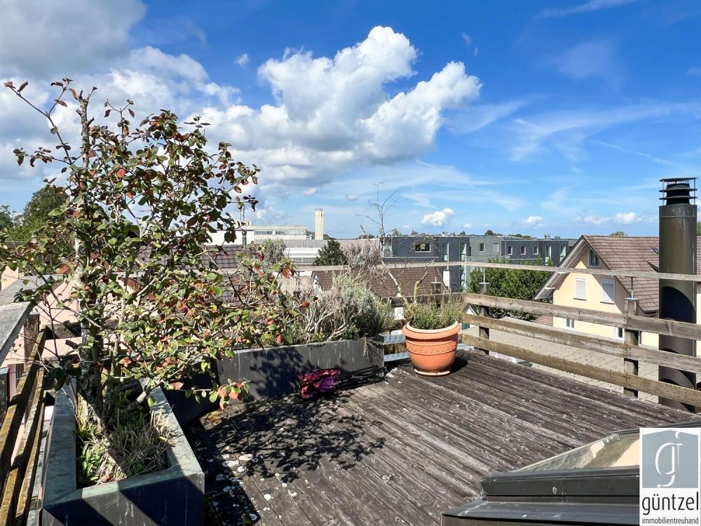 Offenes Wohnen mit Geschichte und Charakter - Dachterrasse