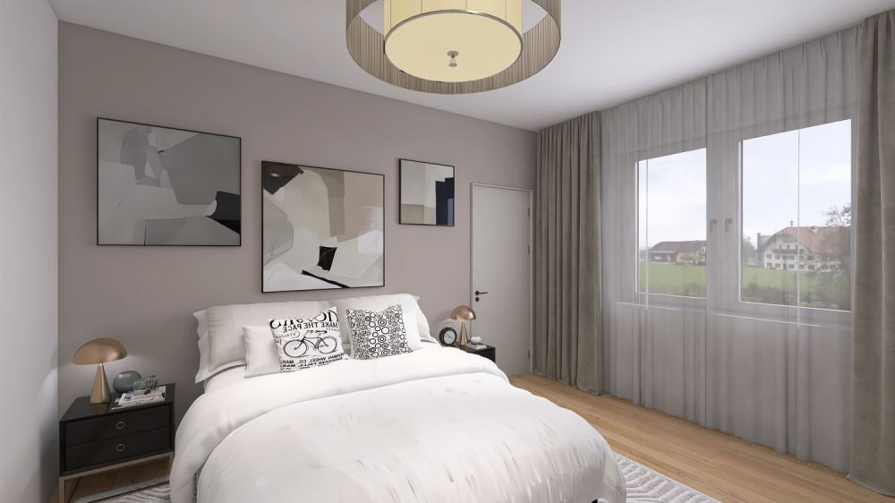 Lichtdurchflutete 3½-Zimmer-Neubauwohnungen mit Balkon oder Gartensitzplatz – Bezug Herbst 2026 - Bild 4