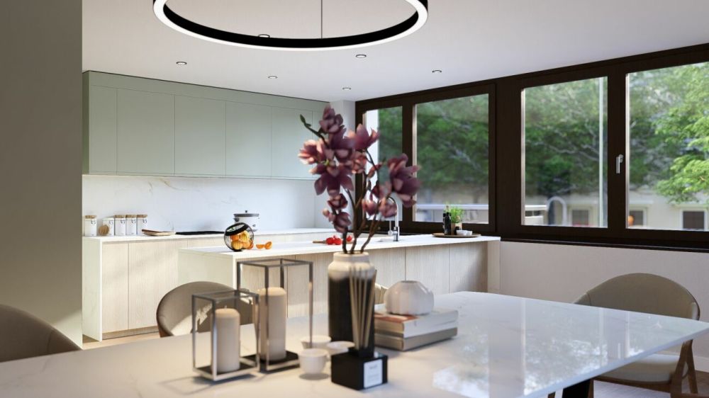 Exklusive 3.5-Zimmer-Maisonette-Dachwohnung im Neubauprojekt In den Obstgärten in Riehen - Bild 1