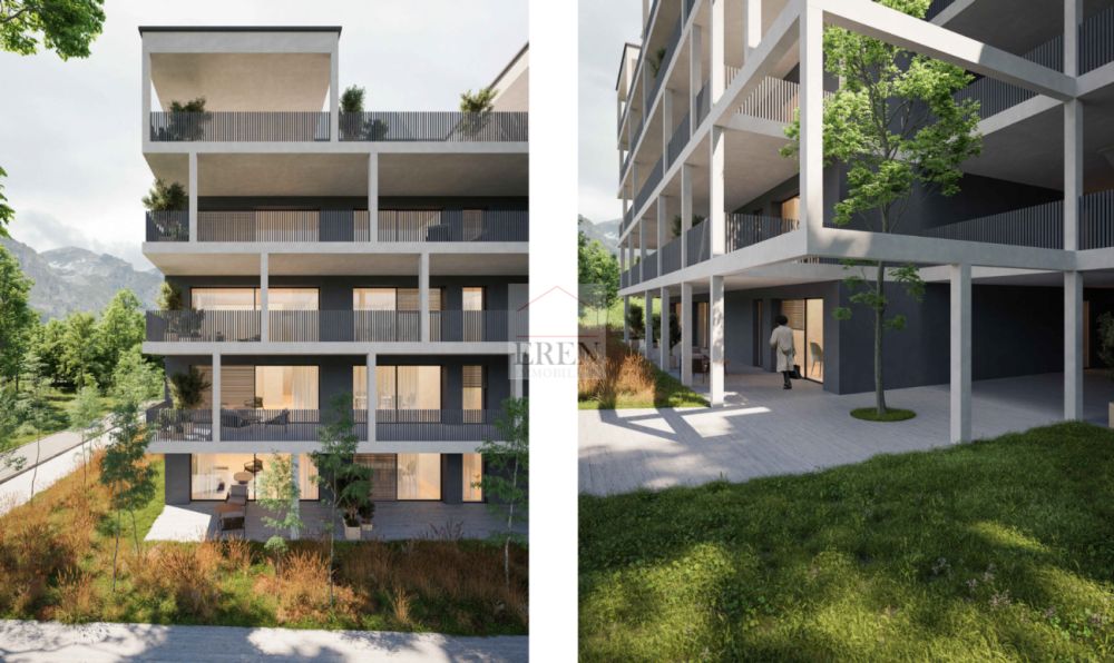 Magnifique Attique 2,5 pièces avec grande terrasse de 74 m2 et vue - Attique 2,5 pièces neuf à vendre à Aproz (Sion)