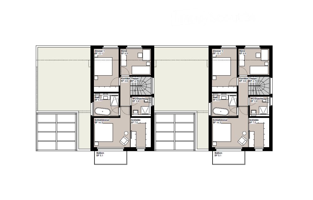 2 Neubau-Einfamilienhäuser mit Aussicht an einmaliger Lage in Thierachern – Bezug 2028 -  Bild 4