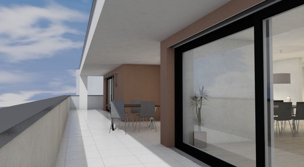 Neubau vier wunderschöne 4½ Attikawohnungen mit grosszügigen Terrassen im Guldifeld 3182 Ueberstorf - Bild 4