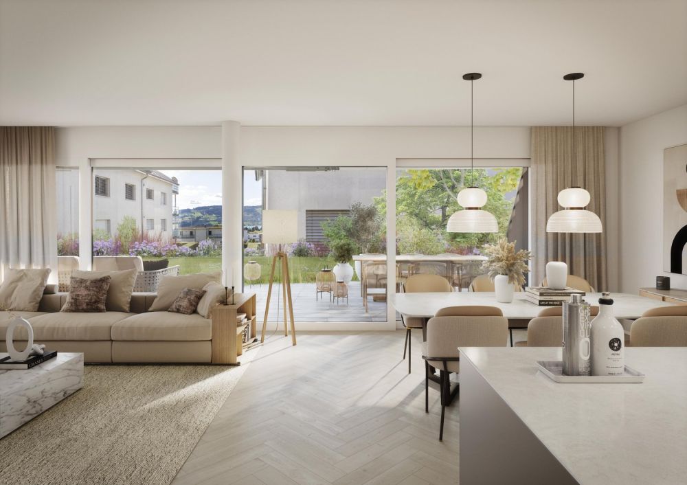 Neubau AEON: 4.5-Zimmer-Gartenwohnung - Walde Immobilien AG