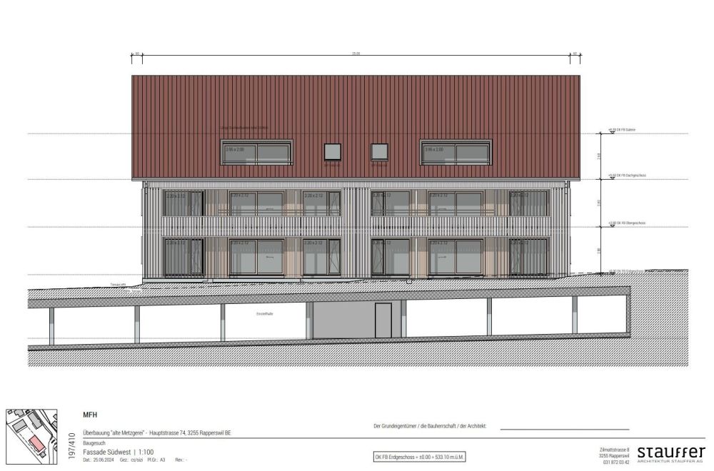 Dachwohnung 5,5-Zimmer mit Galerie - an Landwirtschaftszone angrenzend! - Bild 2