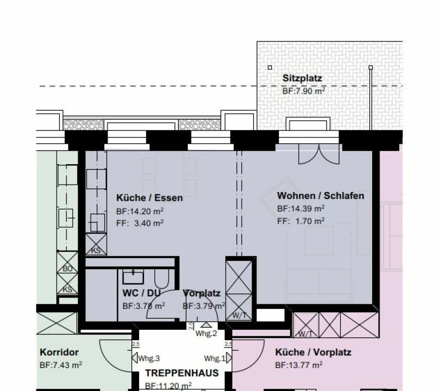 Erstvermietung nach Sanierung- Traumhafte 1.5-Zimmer-Wohnungen mit Seesicht! -  Bild 6