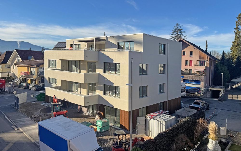 ImmoWyss -  3,5-Zimmerwohnung an zentraler Lage in Steffisburg b. Thun - Baufortschritt