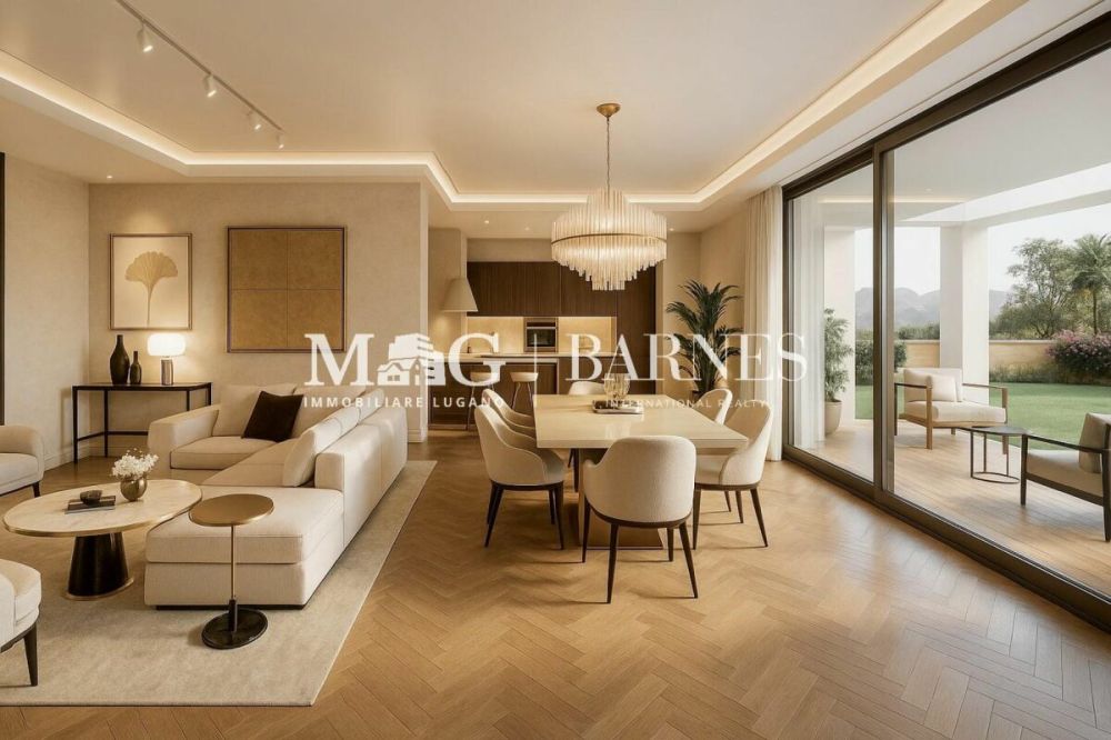 Gentilino, Collina d'Oro - Prestigioso appartamento 4.5 locali con giardino privato nella Residenza Golden Hill, vicino al TASIS - Bild 3