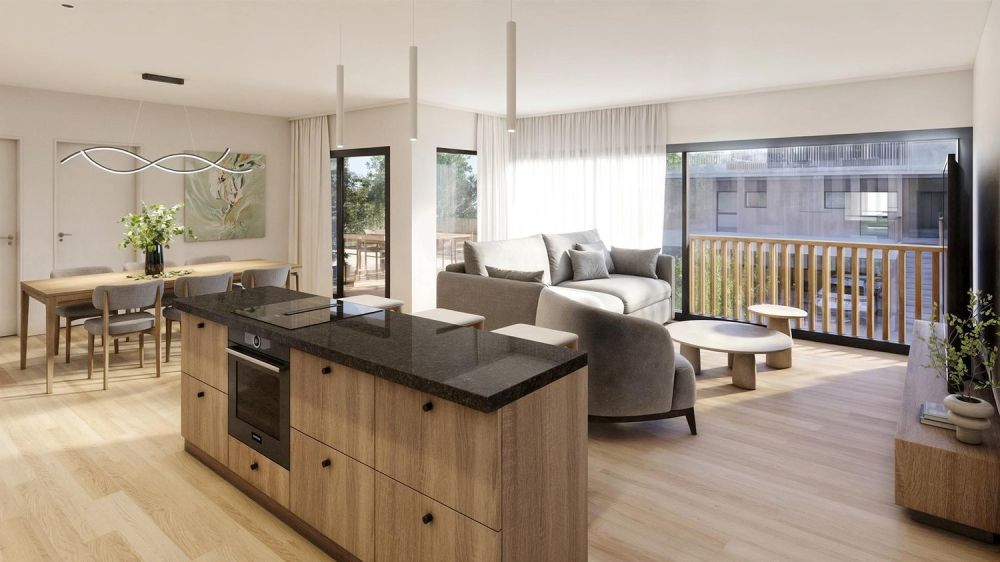 Rez-de-chaussée 5,5 pces avec grande terrasse et spacieux jardin - Appartement terrasse, 5.5 pièces, 153.00 m2