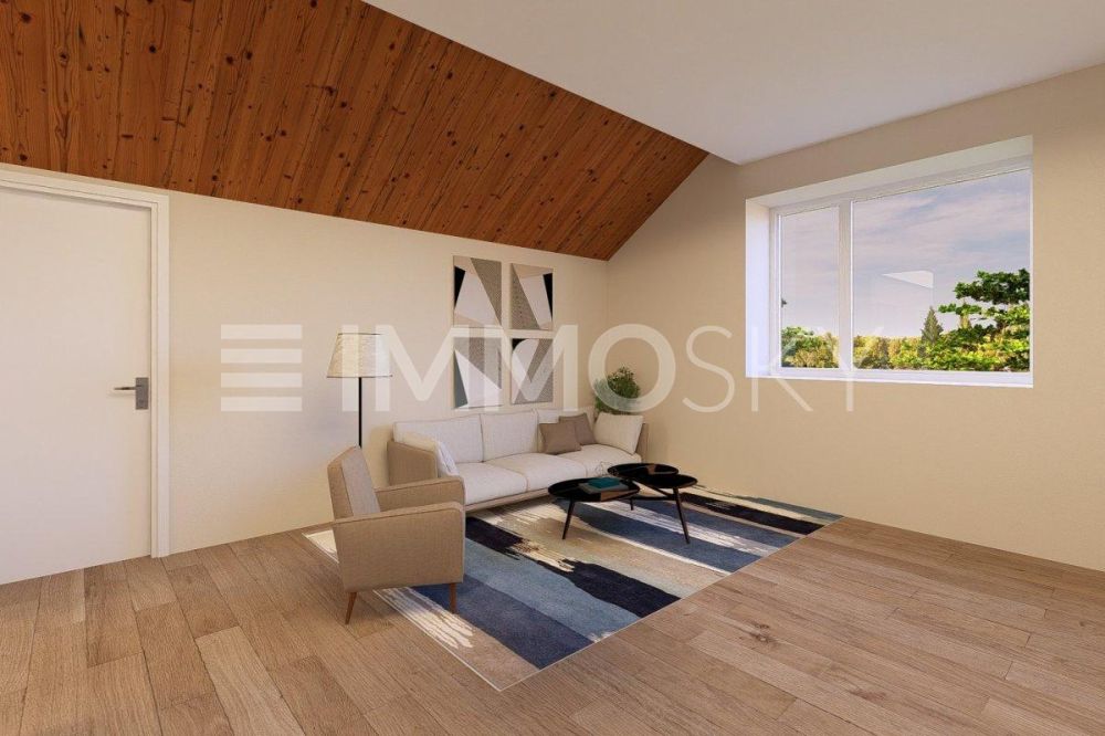 EXCLUSIVITÉ ! Au dernier étage d'une ferme rénovée - Spacieuse pièce à vivre