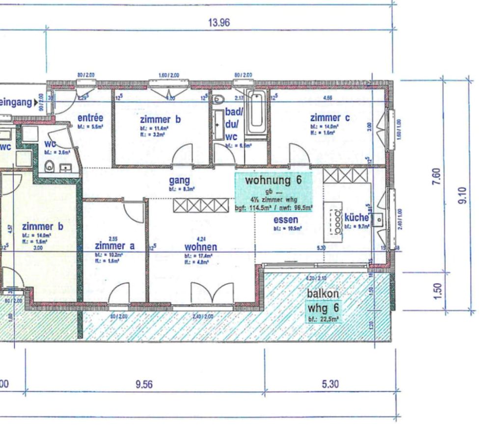 4.5-LETZTE CHANCE: NUR NOCH 1 NEUBAU-4.5-ZIMMER-WOHNUNGEN IN SUBINGEN -  Bild 2