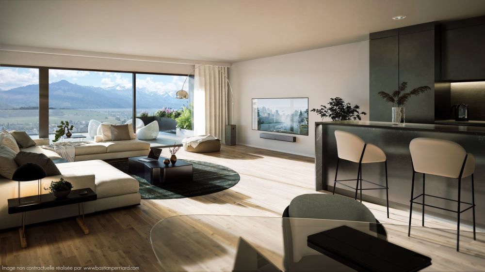 Nouvelle promotion - 4,5 p. de standing avec vue et surfaces très généreuses à Riaz - Bild 6